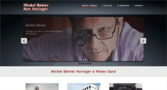 Desktop Screenshot of beniermonhorloger.com
